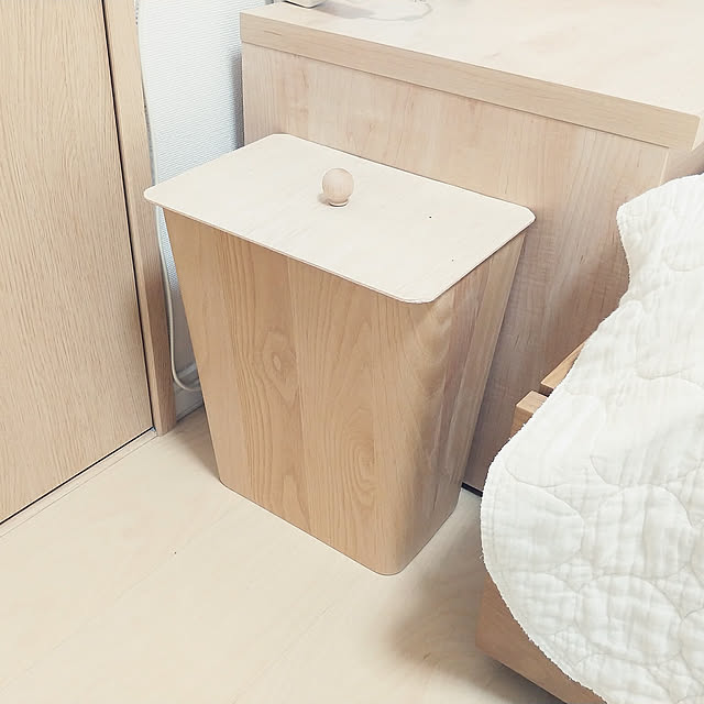 Bedroom,ゴミ箱,寝室,IKEA,seria tokkoの部屋