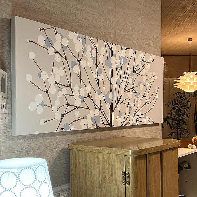 ルミマルヤ　雪いちご,マリメッコファブリックパネル,マリメッコ,新生活,セルフリフォーム,北欧インテリア,すっきり暮らす,老後を考える,築32年の家,My Shelf,仏壇スペース yukarimamaの部屋