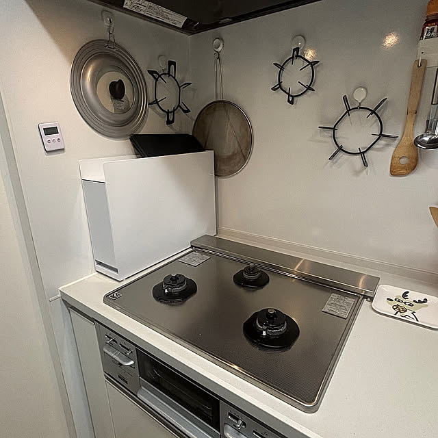 Kitchen,調味料ラック,コンロ横収納,コンロ周り,一人暮らし,tower,towerシリーズ,tower(タワー),tower製品 Misaの部屋