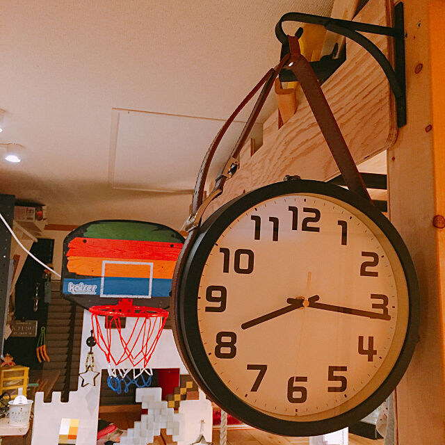 時計,DIY,こども部屋,ニトリ,セリア,キッズルーム,IKEA,On Walls mapo_ripoの部屋