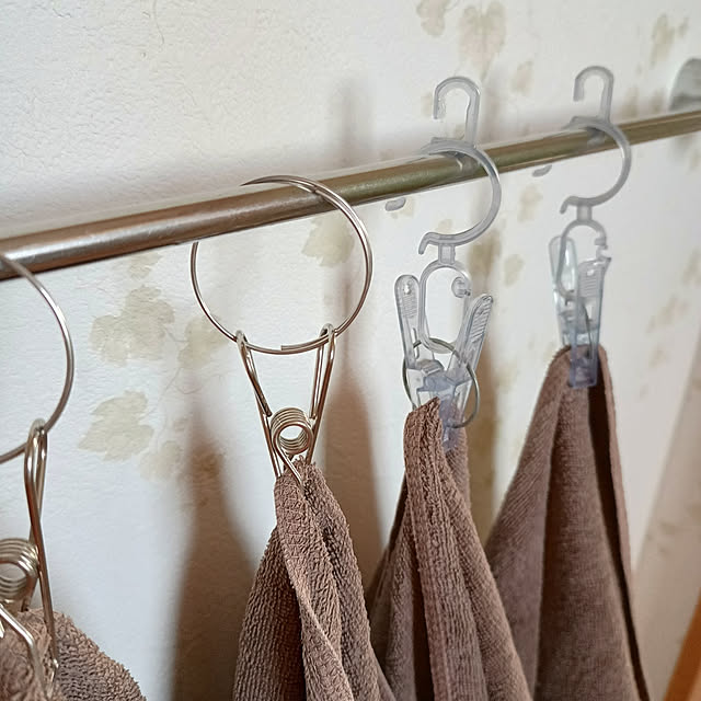 Bathroom,バスタオルはたたまない,バスタオル,セリア,８年タオル soyokoの部屋