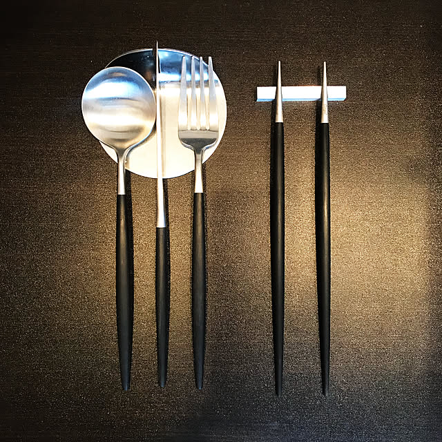 Kitchen,箸,カトラリー,cutipol,食器,1Kでも諦めない,一人暮らし,狭い部屋,1K,食器好き,ひとり暮らし zenの部屋