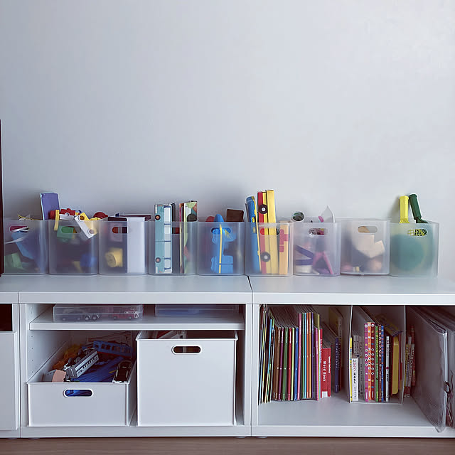 ニトリ,Nインボックス,IKEA,ベストー,ダイソー,メイクボックス,おかたづけ育,リビングおもちゃ収納,子ども部屋収納,Lounge rieの部屋