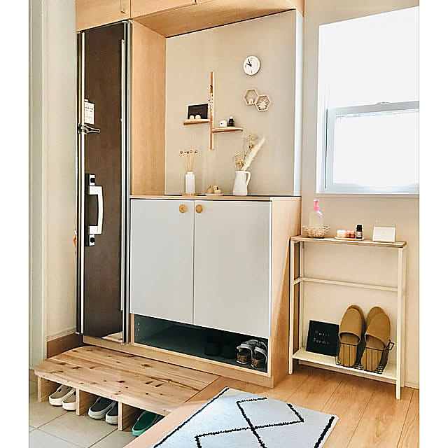Entrance,ニトリ,リフォーム,ナチュラル,DIY,プチプラインテリア,DIYが好き,100均大好き mimikoの部屋
