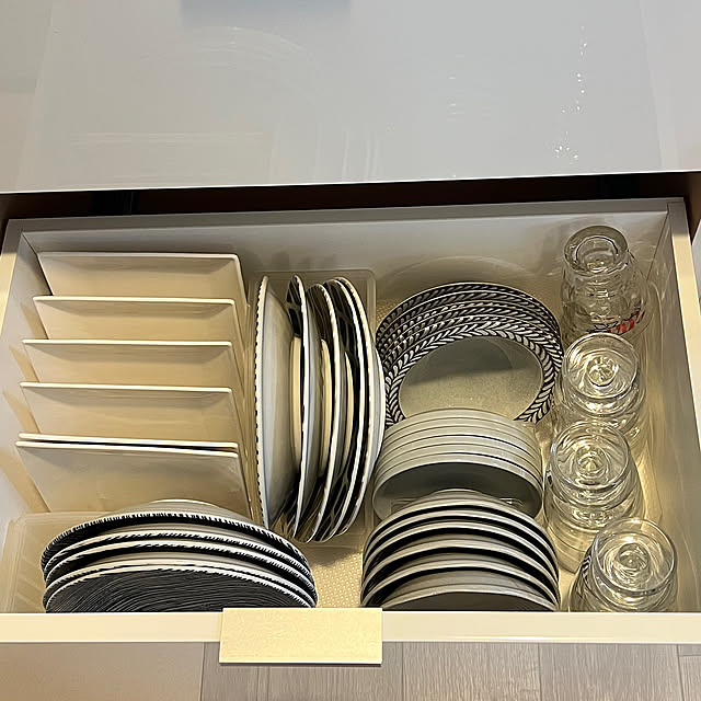 My Shelf,ニトリ　エトナシリーズ,ニトリ,立てて収納,食器棚の中,引き出し収納,セルフリフォーム,断捨離,築30年超,掃除しやすく,老後を考える yukarimamaの部屋