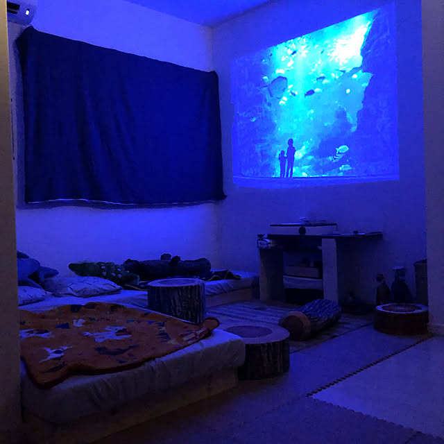 キッズスペース,プロジェクターのある部屋,プロジェクター,映画鑑賞,休日の過ごし方,子どもと暮らす,おうち快適化計画,Bedroom akatukiyukiの部屋