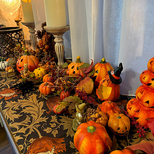 Bathroom,手作りランナー,ハロウィン,好きな物に囲まれて,心地よい暮らし,灯りのある暮らし,臨書中です。,ていねいに暮らす mamizaの部屋