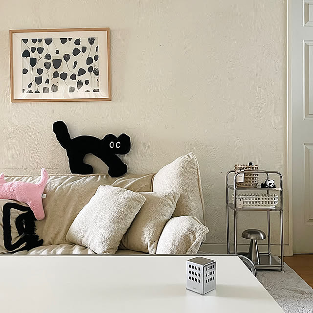 Lounge,BAUHAUS,リビングインテリア,リビングダイニング,買ってよかったもの,ミッドセンチュリー,賃貸,北欧インテリア,賃貸マンション,賃貸インテリア,賃貸暮らし,韓国インテリア,ポスターのある暮らし,シェルフ,シェルフ棚 nuunao2019の部屋