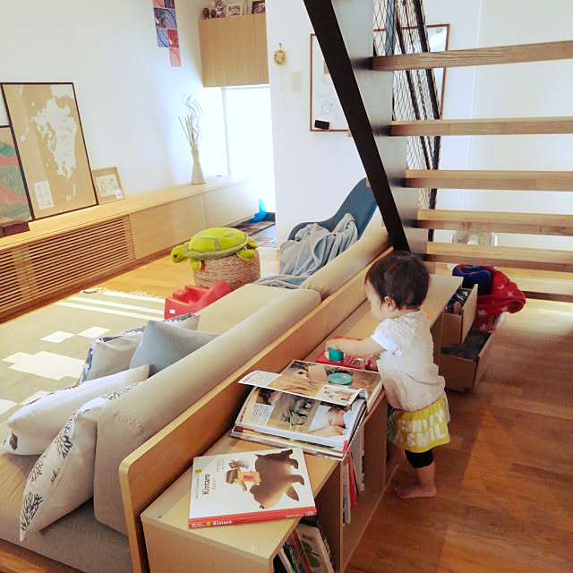 親子でうれしい空間に リビングに作りたいキッズスペース Roomclip Mag 暮らしとインテリアのwebマガジン