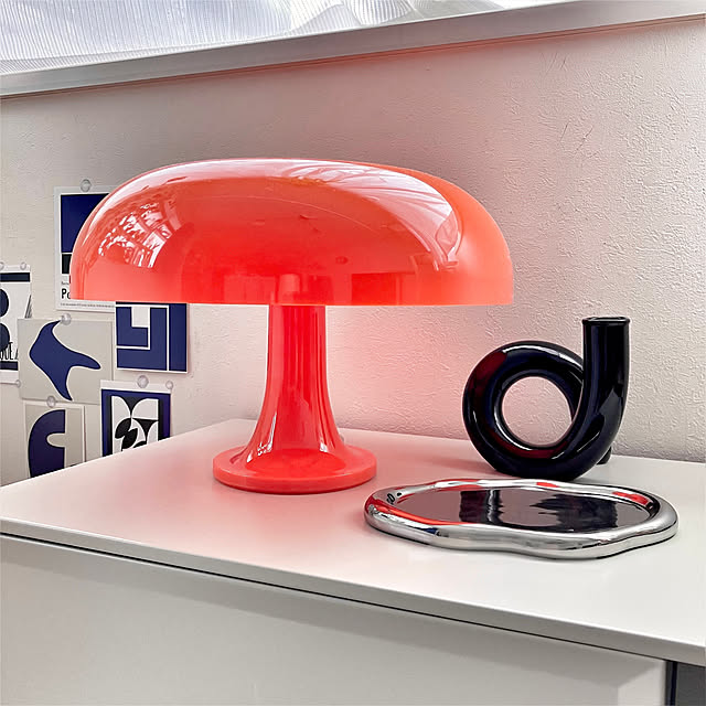 アクセサリートレイ,フラワーべース,ルームクリップショッピング,一輪挿し,BAUHAUS,RoomClipショッピング,デスクランプ,今年は白青オレンジ,ジャイアンツカラー,Lounge mako2yaaの部屋