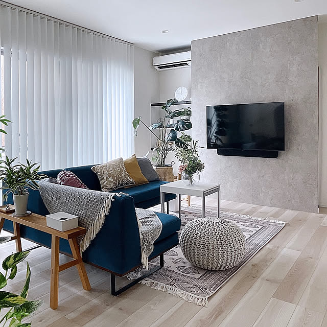 Lounge,ニチベイ,バーチカルブラインド,ディアウォール DIY,壁掛けテレビ,DIY 壁,壁紙屋本舗,ビフォーアフター,DIY,シンプルインテリア,コメントお気遣いなく♡ Miiの部屋