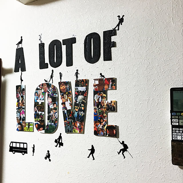 On Walls,クラフトボード,写真コーナー,100均,ハンドメイド,DIY,セリア,ダイソー Takuminworksの部屋