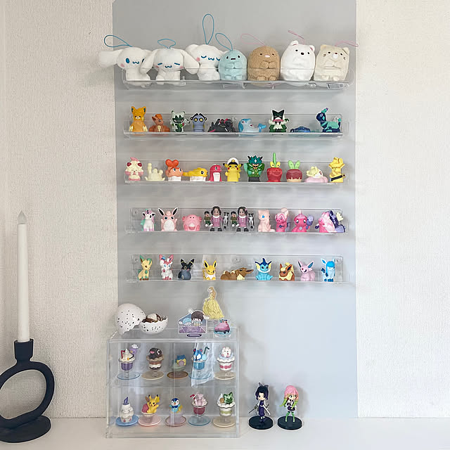 On Walls,無印良品,ポケモン,無印良品のアクリルケース,IKEA,ガチャガチャ,カプセルトイ ROMAの部屋