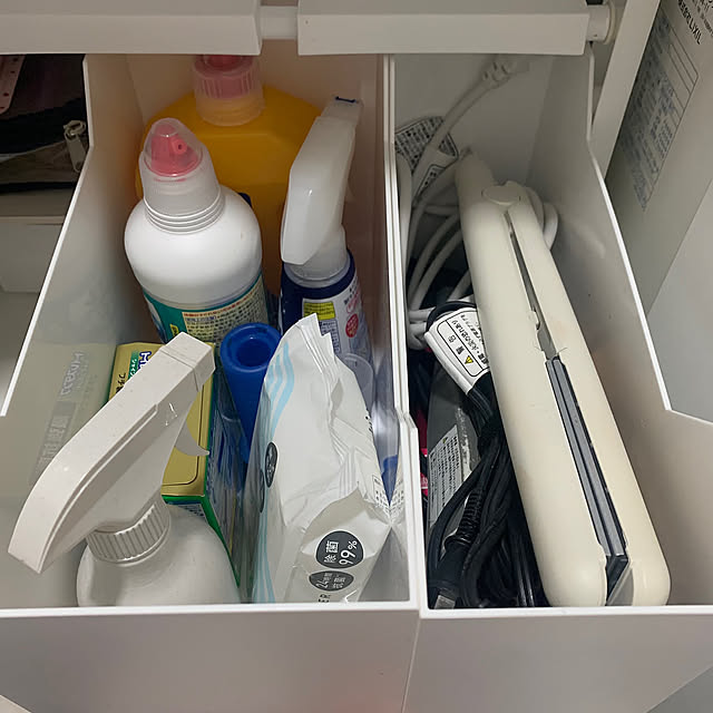 Bathroom,ニトリの収納ボックス,ニトリの収納ケース,ダイソーの収納ボックス,ダイソーの収納ケース,洗面台下,洗面所下収納 sytm2979の部屋