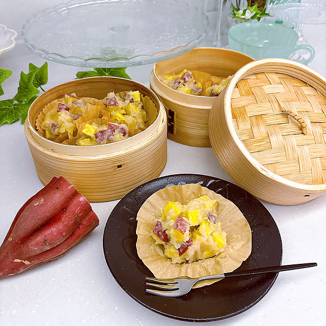 Kitchen,鬼まんじゅう,さつまいも,KEYUCA,秋,平屋,ひとり暮らし,食欲の秋,セイロ,平屋暮らし,せいろ,せいろ蒸し,高コスパアイテム tomatoの部屋