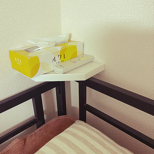 シンプルインテリア,ダイソー,100均,Bedroom,壁に付けられる家具,コーナーラック saganoの部屋