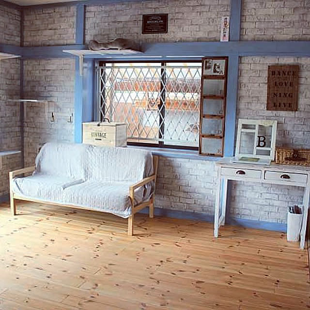 On Walls,和室から洋室DIY,手作り,戸にペイント,壁紙,ＤＩＹ jennyの部屋