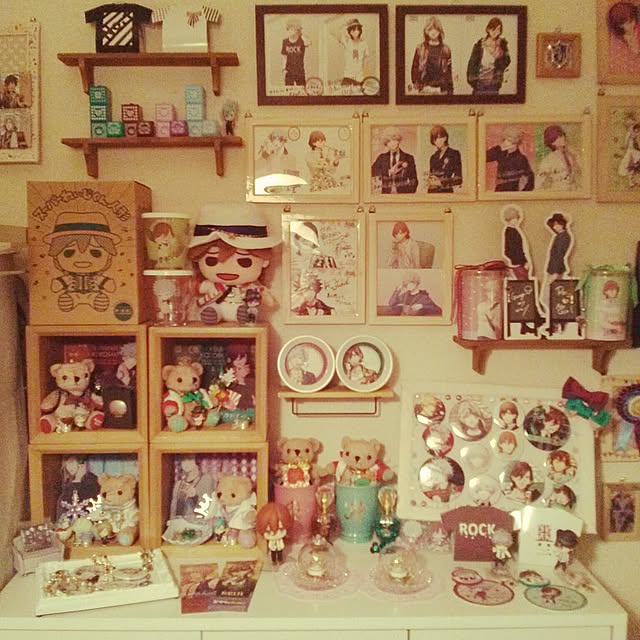 Overview,オタク部屋（笑）,オタク部屋,アニメグッズ,うたプリ,アニメ,うたの☆プリンスさまっ♪,百均,おたく部屋,3COINS,セリア suga0713の部屋