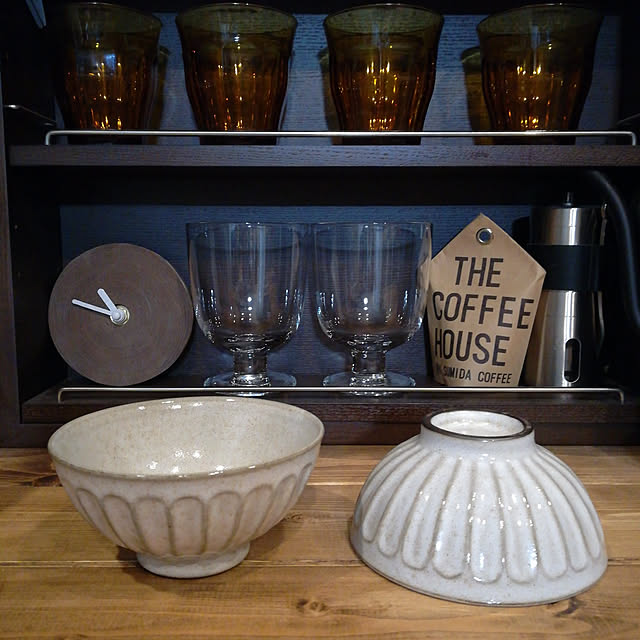 Kitchen,ダイソー,百均,お茶碗,無印良品 壁に付けられる家具,Erenaちゃんからの素敵便,asami1130ちゃん素敵便,レンピグラス,デュラレックス rikakoの部屋