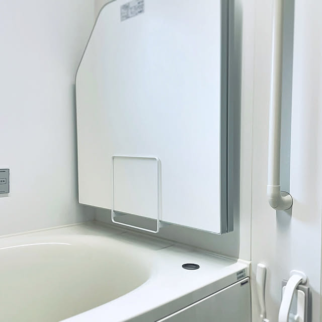 Bathroom,風呂蓋スタンドマグネット,風呂蓋スタンド,暮らしの見直し,暮らしを整える,お風呂,浴槽,tower 風呂ふたスタンド,tower(タワー),towerシリーズ,tower,浮かせる収納,楽天で買ったもの oa.mの部屋