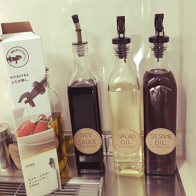 Kitchen,カインズホーム,詰め替え,調味料,オイルボトル,カインズ推し chiの部屋