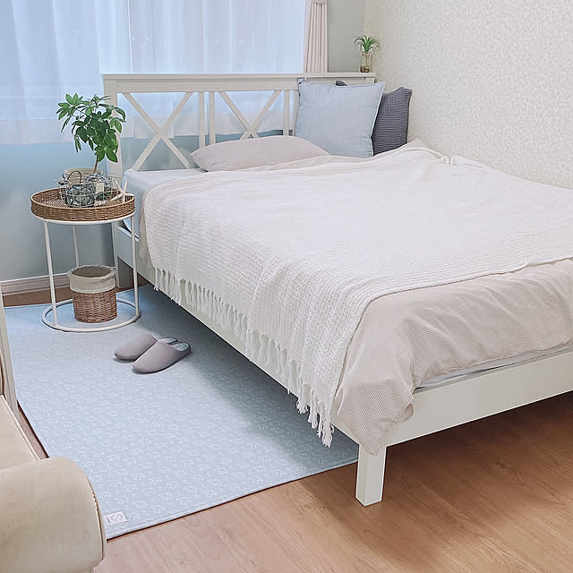 Bedroom,北欧ナチュラル,模様替え,北欧インテリア,北欧雑貨,ナチュラルインテリア,しまむら,RCの出会いに感謝♡,コメントお気遣いなく♡,シーズンリーズン,SEASON REASON,ニトリ,ナチュラルカラー kurinの部屋
