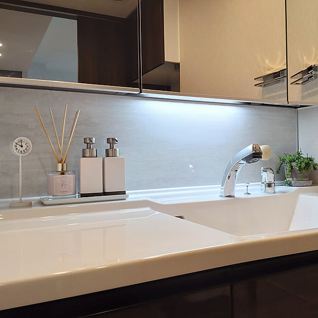 Bathroom,季節を楽しむ,春インテリア,デコホーム,おうち時間,ニトリデコホーム,暮らしのハンドブック2023,北欧,観葉植物,いつもいいね！ありがとうございます♪,観葉植物のある暮らし echanの部屋