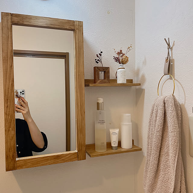 セルフリノベーション,古い家,古い家でもあきらめない,洗面所 DIY,洗面所 収納,鏡収納,洗面所,Bathroom harukaの部屋