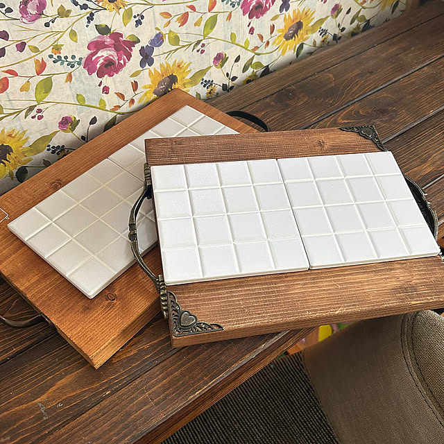 セリアリメイク,セリアの取っ手,セリア,トレイDIY,トレイ,簡単ハンドメイド,簡単リメイク,簡単DIY,端材使用,端材処理,端材利用,端材 DIY,端材,10分でできる Fumiの部屋