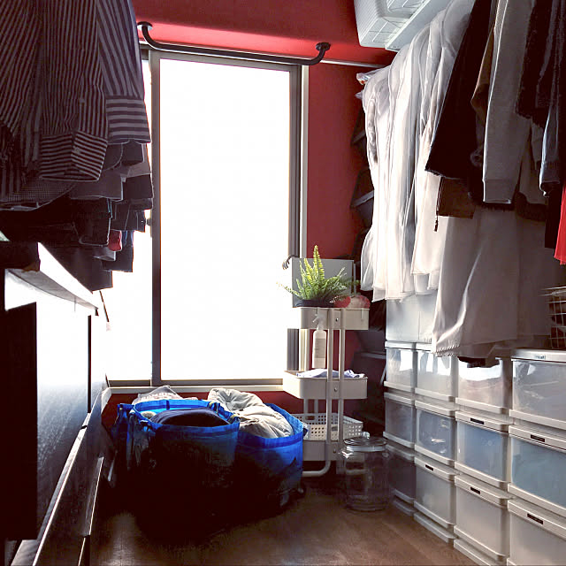 洗濯,服,WIC,クローゼット,衣替え,Overview A_plusの部屋