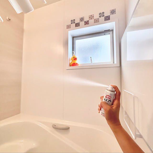 Bathroom,建売住宅,こどもと暮らす,こどものいる暮らし,コメントお気遣いなくです⑅◡̈*,カビ対策,お風呂掃除,ラク家事,予防掃除,お風呂の防カビムエンダー,夏の暮らし準備2024 namiの部屋