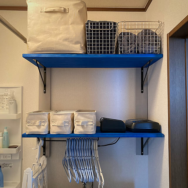 Bathroom,STAND BAR,賃貸DIY,DIY棚,洗面所,脱衣所 extremeJiaXuの部屋