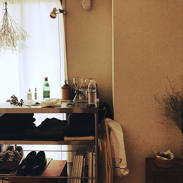 My Shelf,オーダー家具,IKEA,照明,一人暮らし,ステンレス,コーヒー,男前 Keigoの部屋