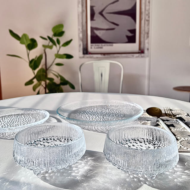 ポスターのある暮らし,ラップランドの雪解け,イッタラ　ウルティマツーレ,イッタラ,夏の食器,ホワイトインテリア,北欧インテリア,海外風インテリア,カフェ風,Kitchen,ミナペルホネン mamyuの部屋