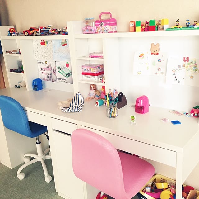 My Desk,私の趣味じゃない,ニトリ,IKEA,学習机,勉強机,子供部屋,RC北海道支部 cota_utaの部屋