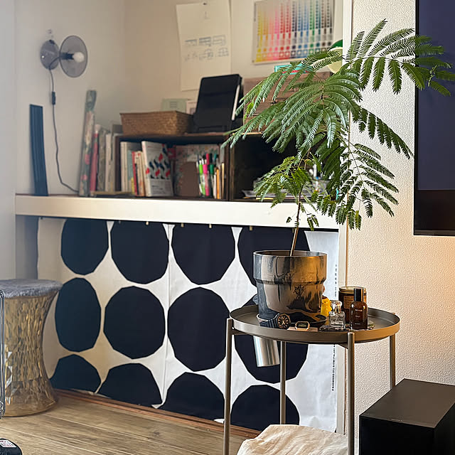 My Desk,観葉植物,北欧,マリメッコ,マリメッコのある暮らし,IKEA fav_thingの部屋