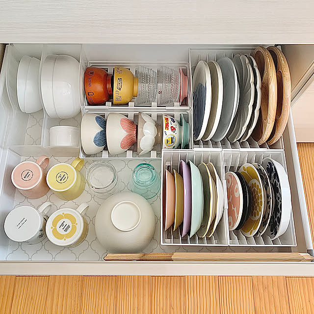 Kitchen,トトノ シリーズ,トトノディッシュスタンド,トトノ,調理台下の引き出し,引き出し収納,LIXILキッチン,暮らしを整える,家事を効率的に,家族も使いやすく,使う場所の近くに収納する,見てくださってありがとうございます♡ koko_hikaの部屋