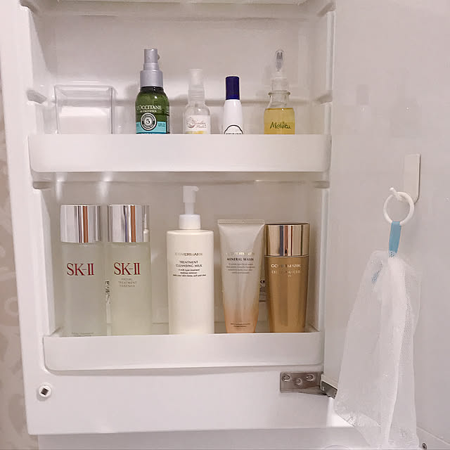 スキンケア収納,Bathroom,TOTOオクターブ,TOTO 洗面台,TOTO Tupemamaの部屋