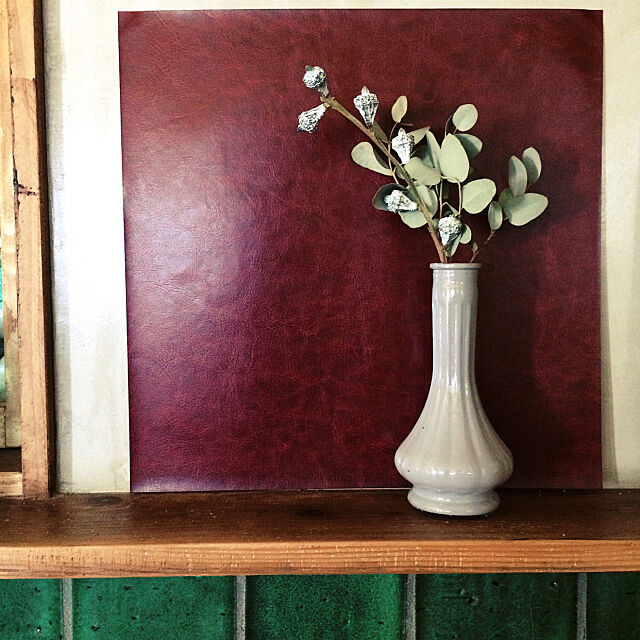 My Shelf,セリア,花を飾る,花瓶,ドライフラワー,平田タイル,タイル,レトロ 1616roomの部屋