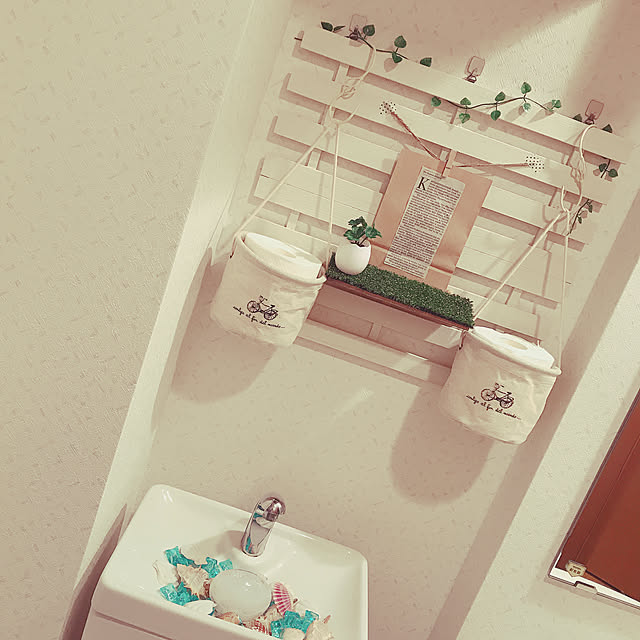 Bathroom,トイレの壁,トイレットペーパーホルダー,100均,トイレ,すのこリメイク nanaの部屋