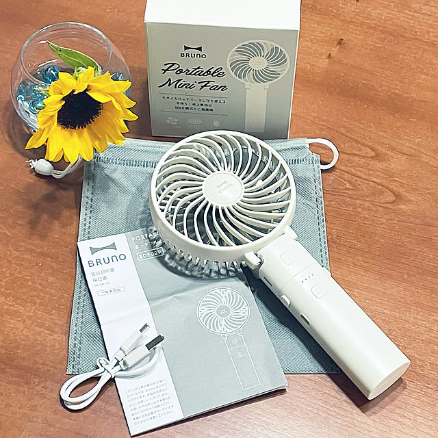 My Desk,ルルルンパック,DEAN＆DELUCA バッグ,夏バテ対策はご褒美,元気になりました♡,夏休み,お土産♡,モバイルバッテリー機能付,優れもの❤︎,USB充電出来る,BRUNO,ハンディファン,夏の暮らし準備 kawauso15の部屋