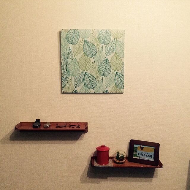 On Walls,DIY,ダイソー,観葉植物,一人暮らし,ニトリ Yumaの部屋