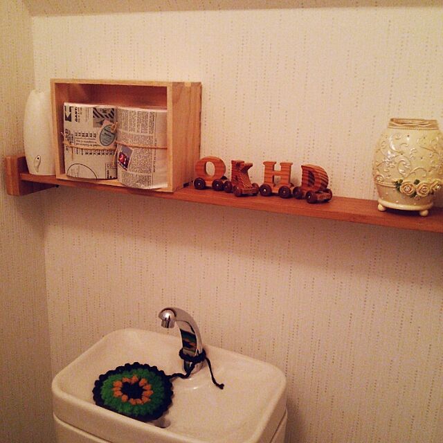 Bathroom,木のおもちゃ,セリア,トイレットペーパー,エコたわし♡,アロマオイル serikoの部屋