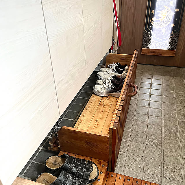 Entrance,玄関収納,沢山のイイネ！ありがとぅございます♥️,木工DIY,minne 販売中,すきま収納DIY,隙間活用 hiro1128の部屋