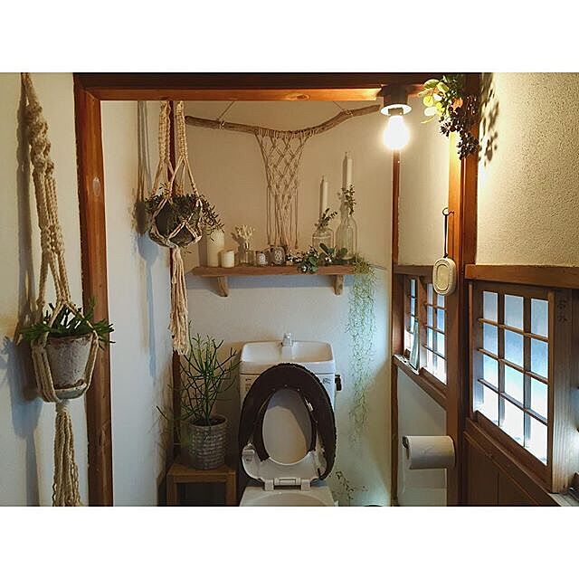 Bathroom,ハンドメイド,一人暮らし,多肉植物,植物,観葉植物,アンティーク,照明,キャンドル,リメイク,DIY IwaHiroの部屋