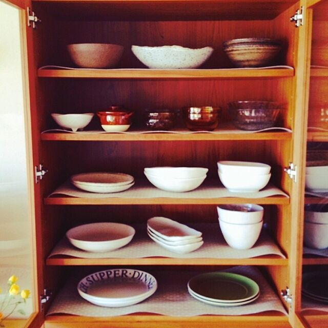 My Shelf,unico,収納,食器,賃貸 hana3の部屋