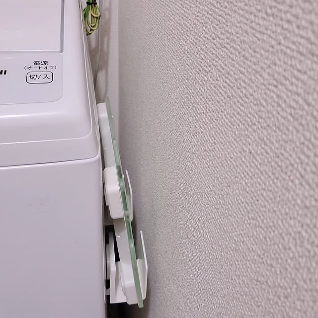 Kitchen,洗濯機まわり,賃貸,洗濯機まわりの収納,狭い部屋,体重計収納 AAAの部屋