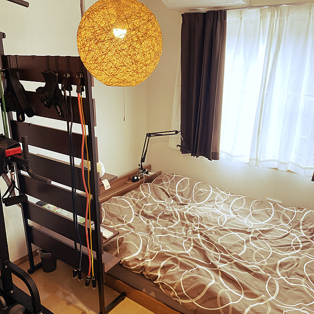 一人暮らし,Bedroom,ダブルベッドを独り占め Novskiの部屋