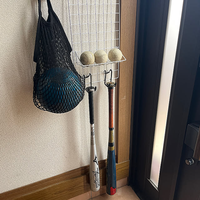 Entrance,玄関,野球グッズ,野球道具収納,野球少年,子どもと暮らす beの部屋