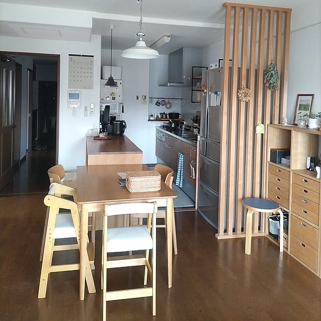 Kitchen,リフォーム・リノベーション,築古マンション,マンション暮らし,リノベーション,低予算リノベ,いいねと、フォローの押し逃げすみません！,いいね！いつもありがとうございます♡,こどもと暮らす,無印良品,可愛いものが好き,素朴なものが好き,木が好き sakiの部屋